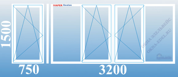 Цена на теплое остекление, утепление и отделка балкона Г-образного 3,2 метра в домах серии 1-528 кп-82 "Брежневка" в Санкт-Петербурге.