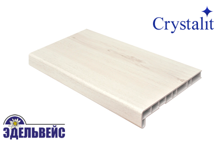Подоконник  Cristallit-Кристаллит  Цвет - Белый дуб.