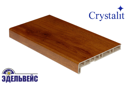 Подоконник  Cristallit-Кристаллит  Цвет - Дуб янтарный.