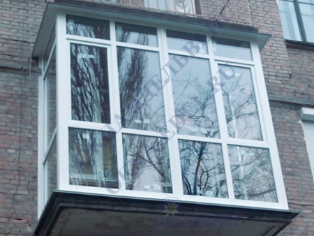 Фото 02. Остекление балкона и лоджии от пола до потолка в Санкт-Петербурге. Фото. Цена.