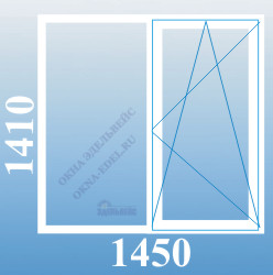 02. цена пластикового окна двустворчатого в 602 серии в Санкт-Петербурге.